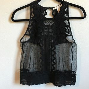 Sheer Lace Tank